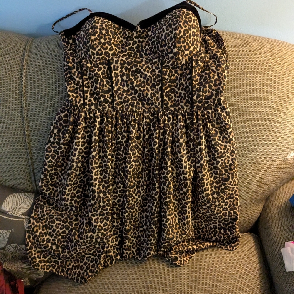 BOG Collective Large Animal Print Dress
